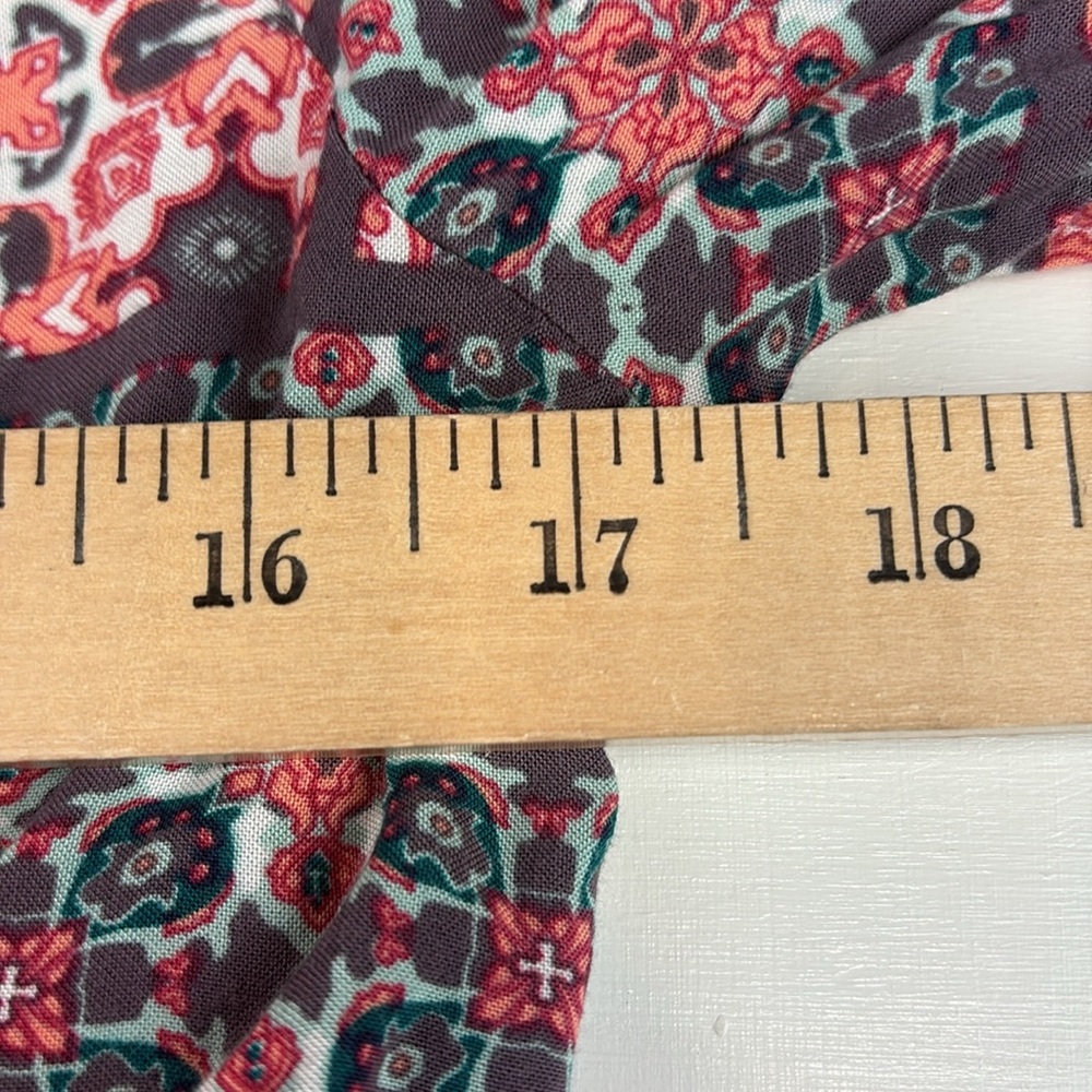 Roxy Blouse Womens Small Geometric - Picture 5 of 7